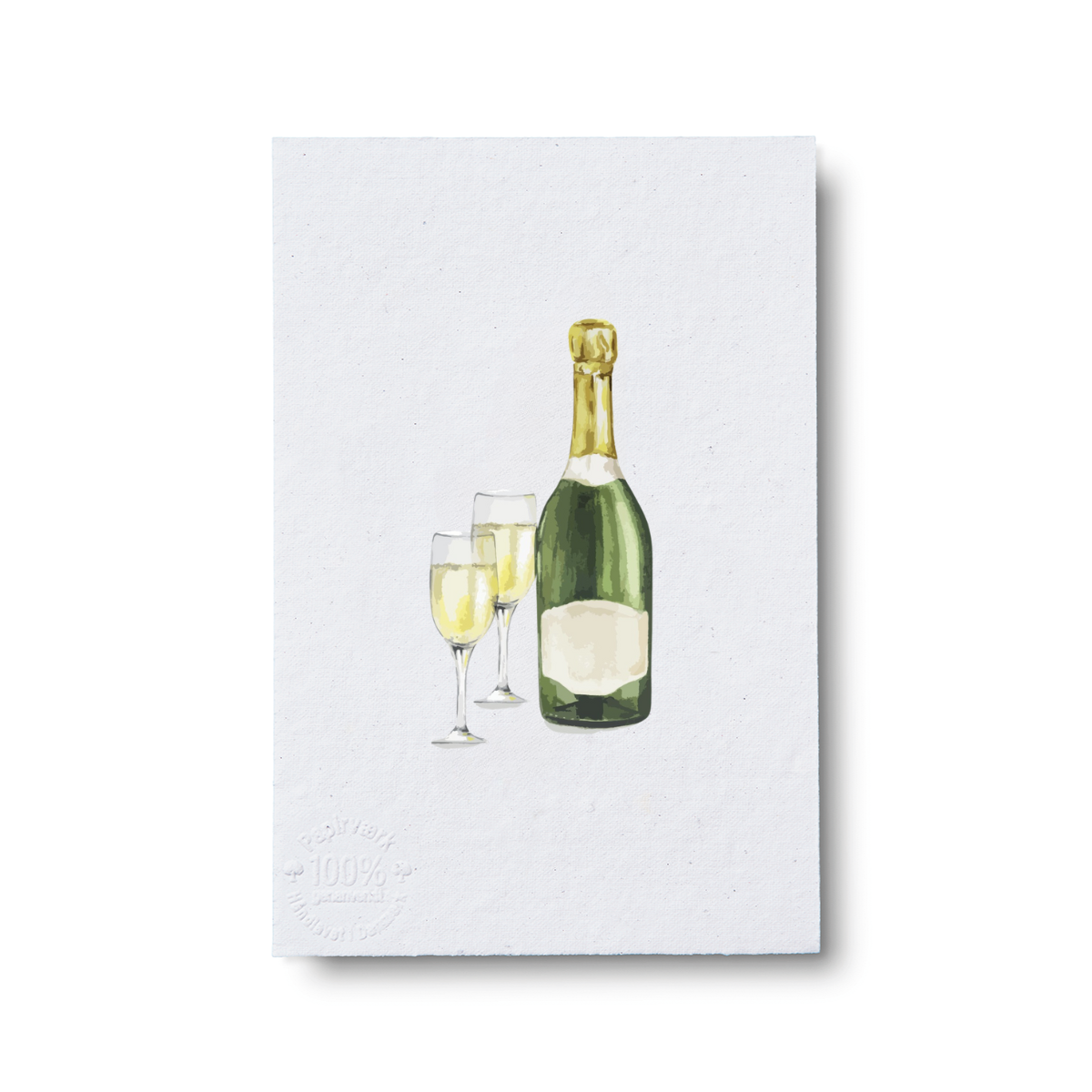 Champagne and glasses