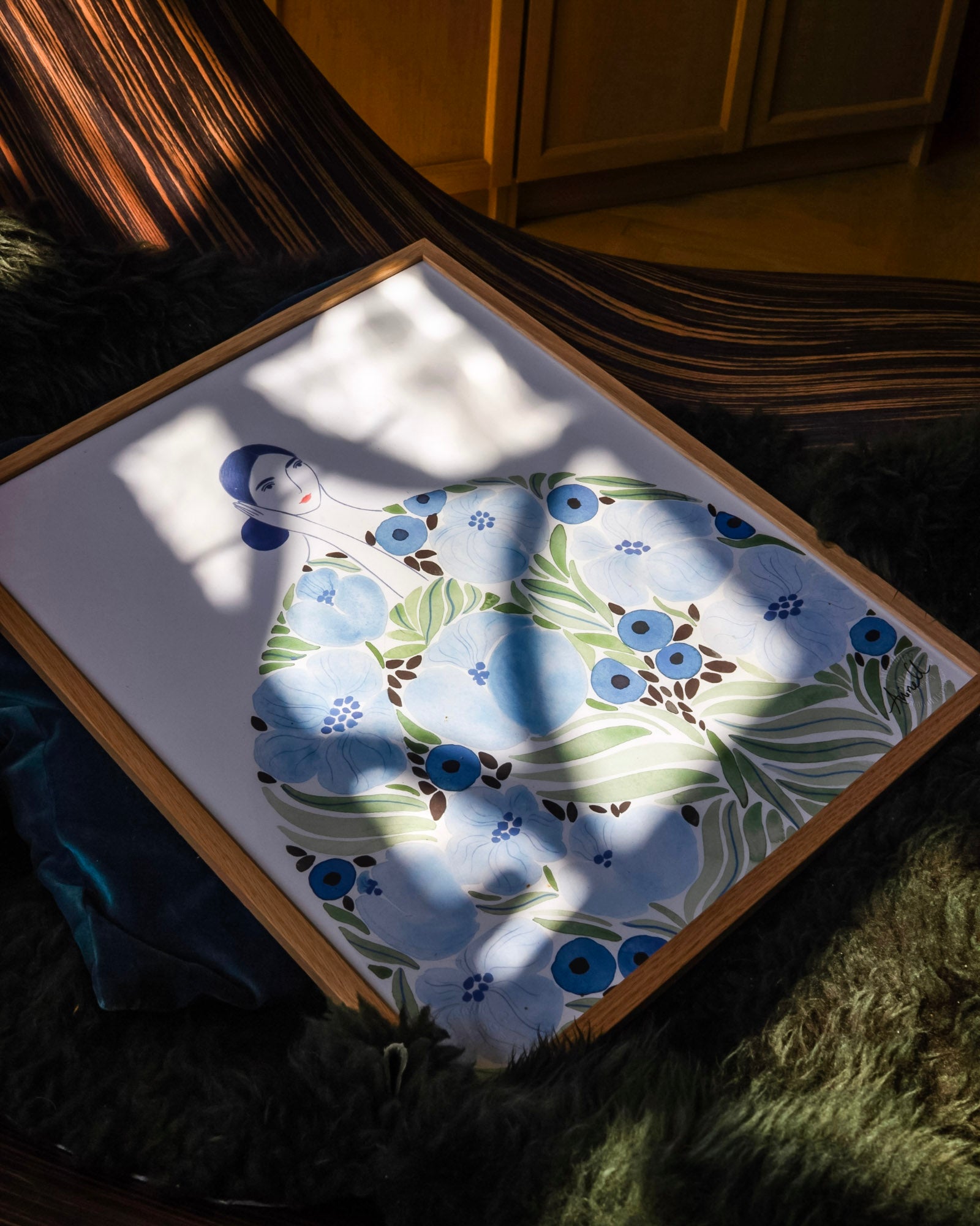 Anine Cecilie Iversen - Blomklänningen