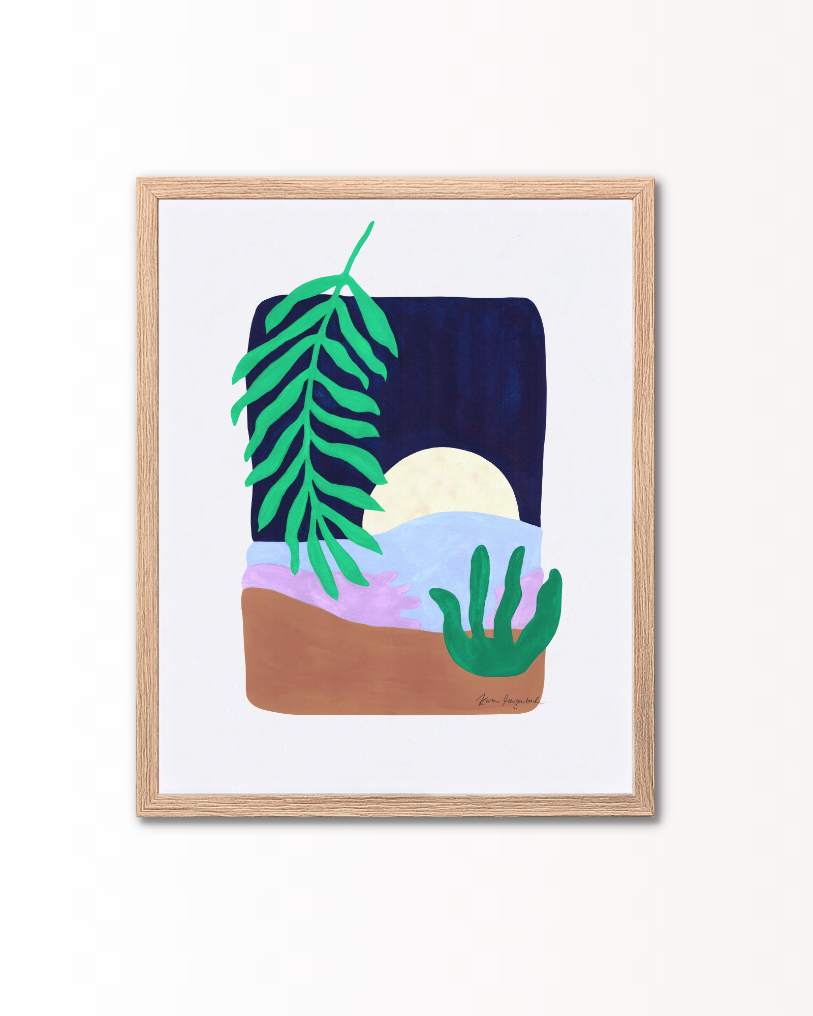Karen Menzenbach - Palmleaf & Moonlight