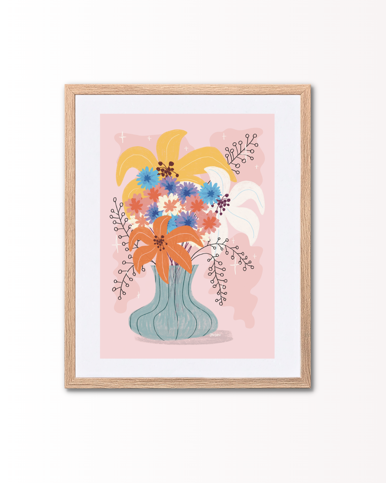 Sofia Jønson Schmidt - Rosa blomstervase