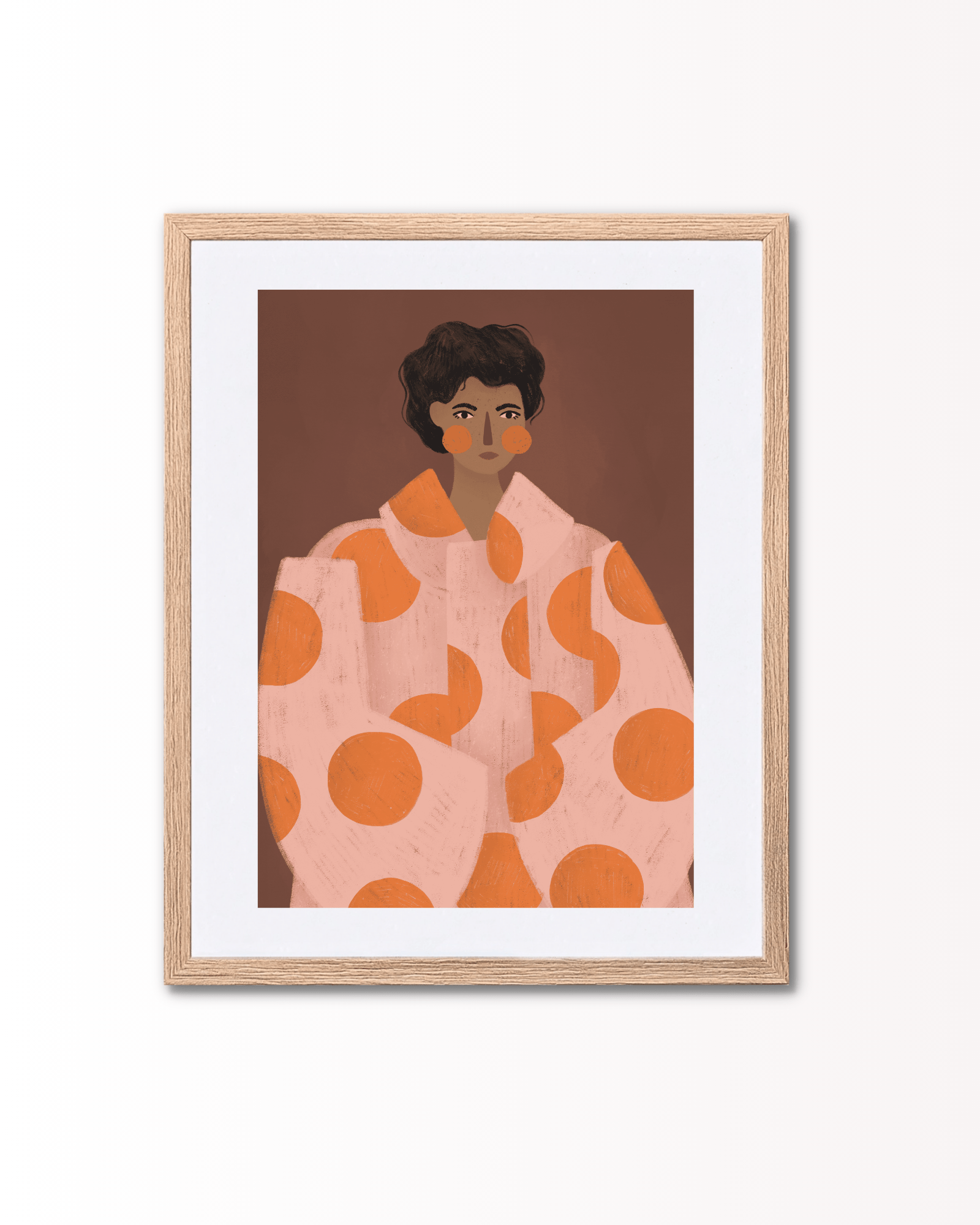 Bea Müller - The Woman with the Orange Dots - Papirværk