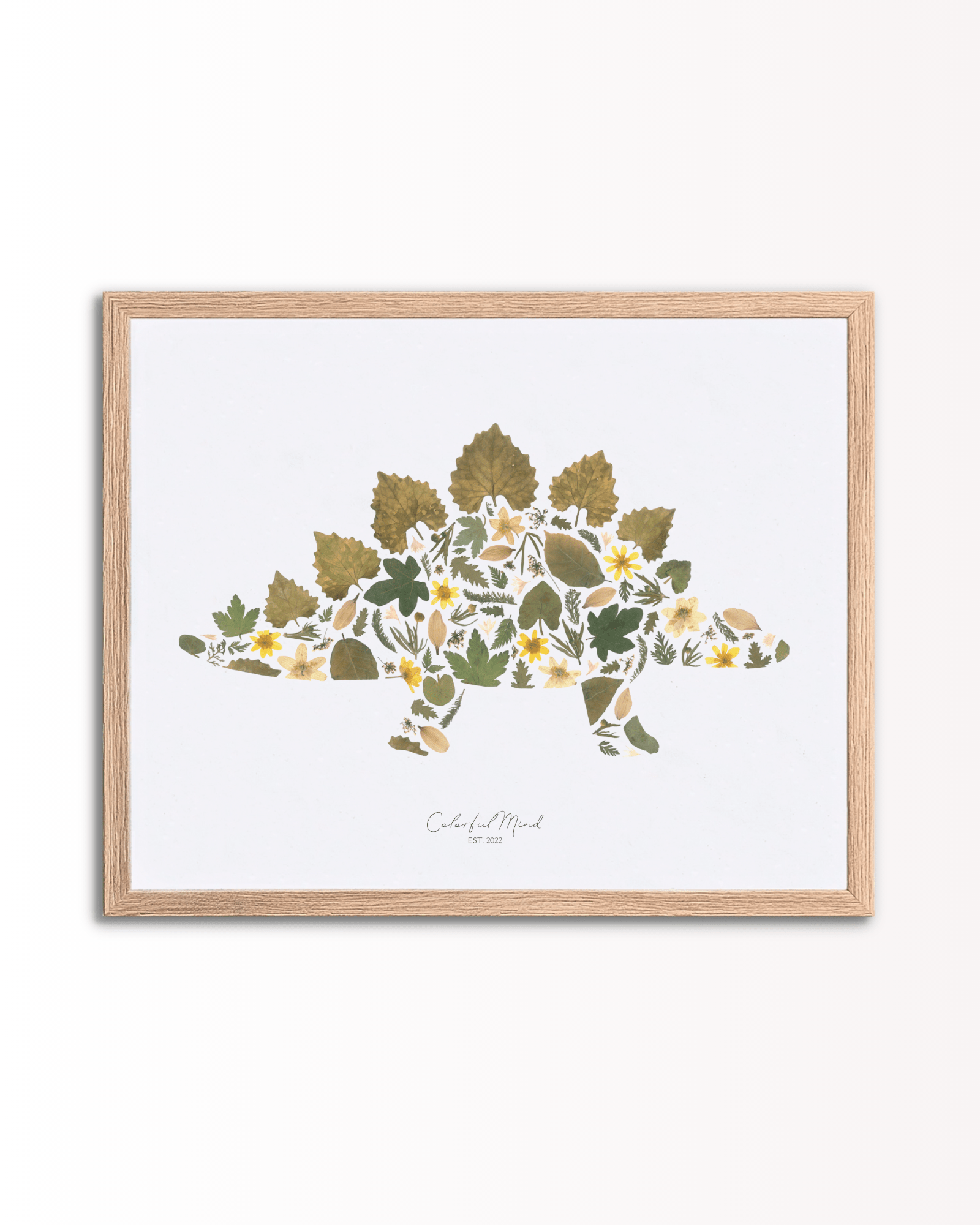 Colorful Mind Studio - Stegosaurus Leafs - Papirværk