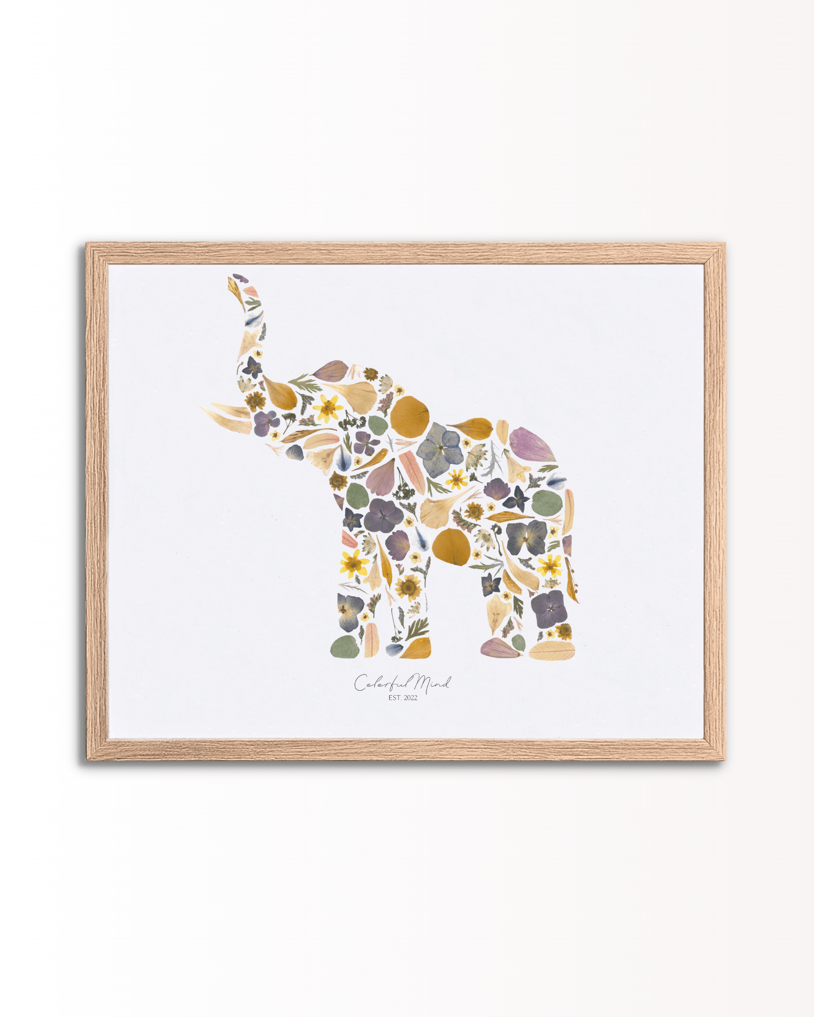 Colorful Mind Studio - Wild Flower Elephant - Papirværk