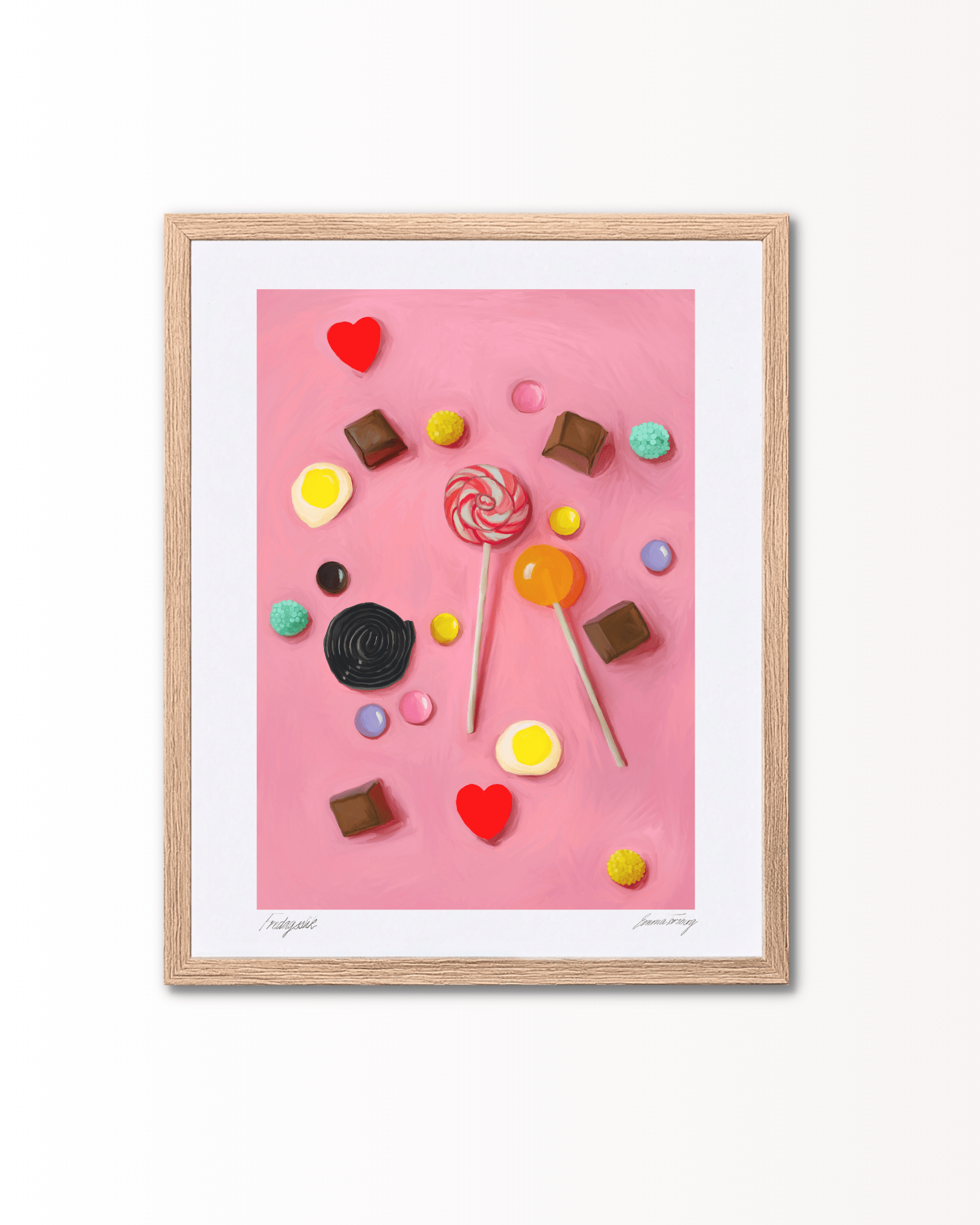 Emma Forsberg - Fredagsslik - Limited ed. - Papirværk