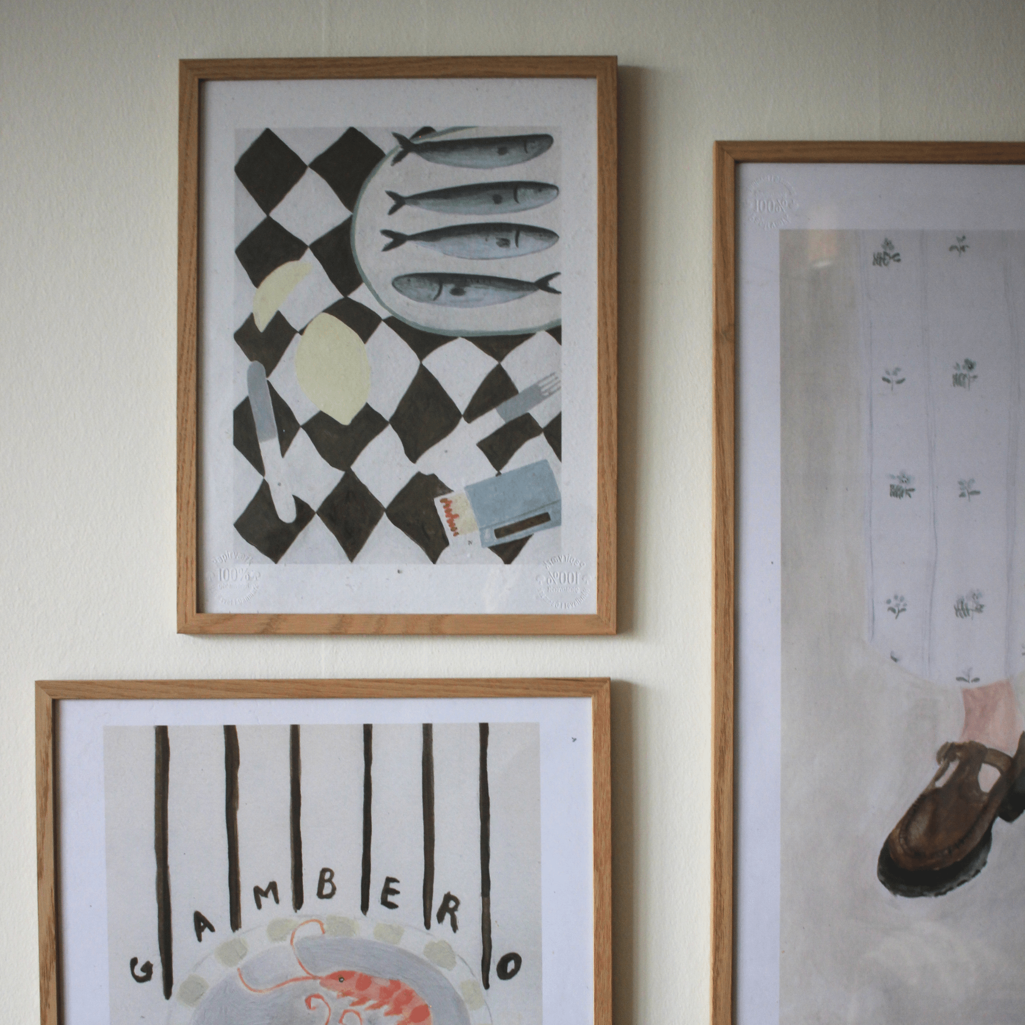 Isabelle Vandeplassche - Table Cloth with Matches - Papirværk