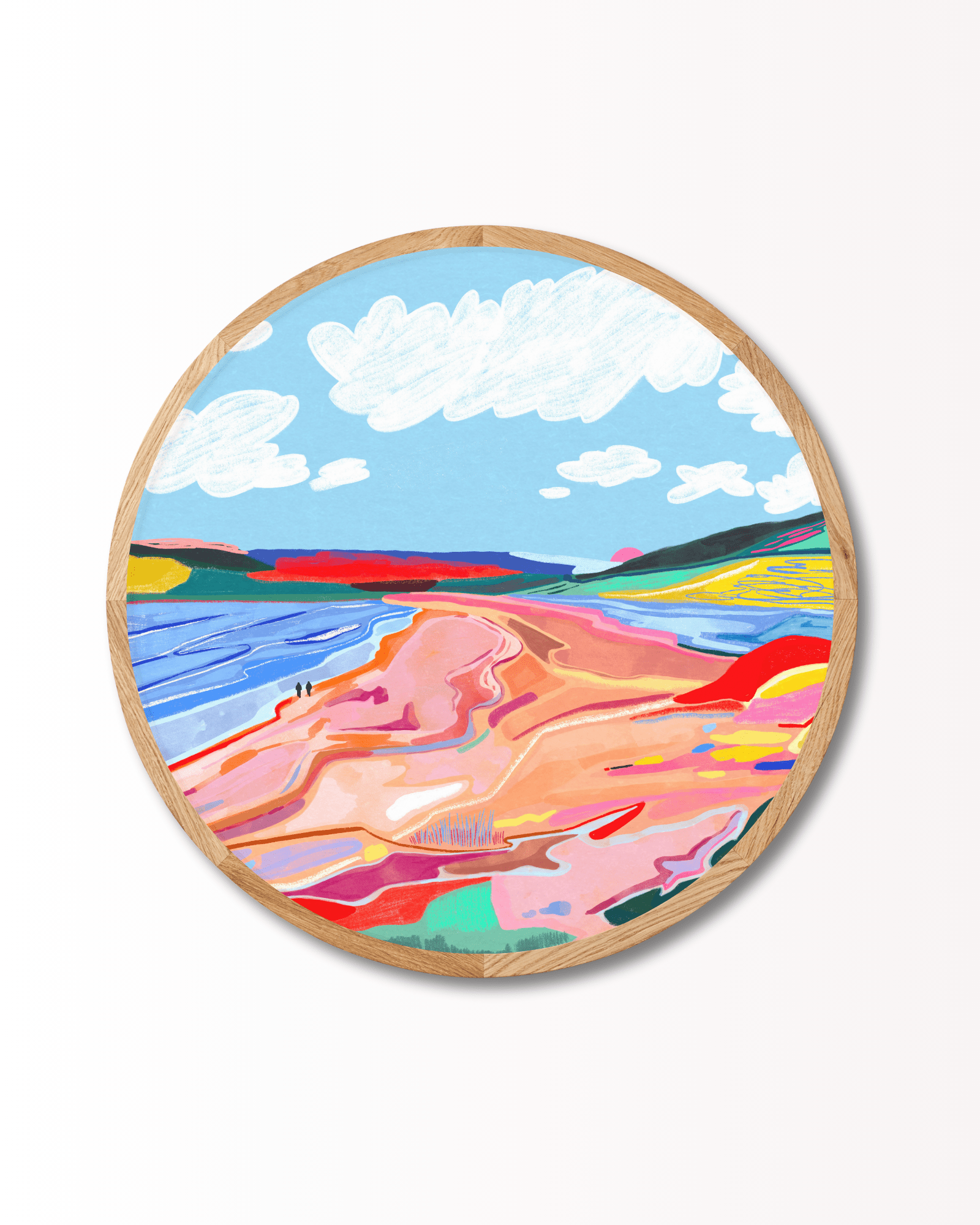 Marina Ester Castaldo - Freshwater East - Limited ed. (Rund) - Papirværk