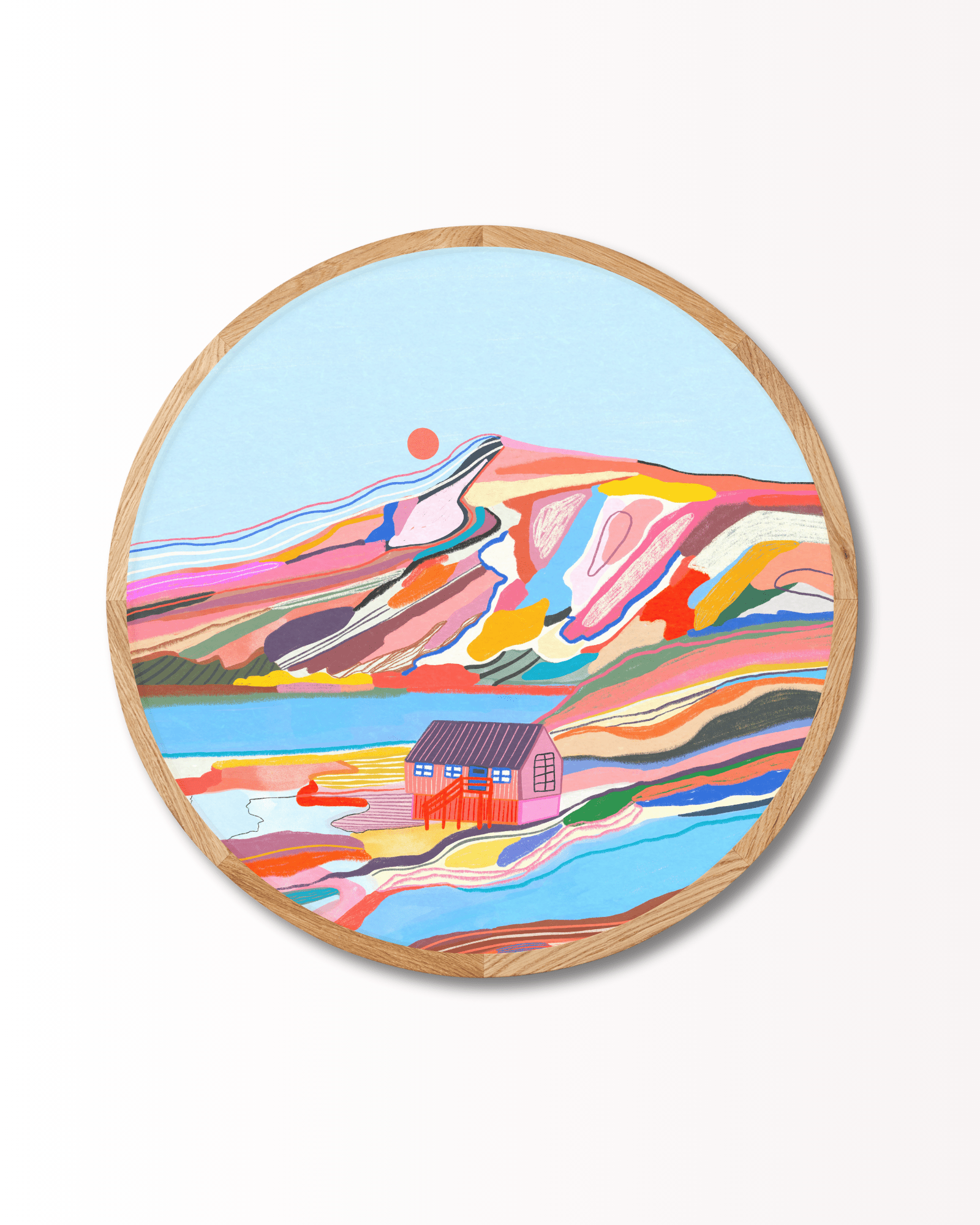 Marina Ester Castaldo - Isle of Skye - Limited ed. (Rund) - Papirværk