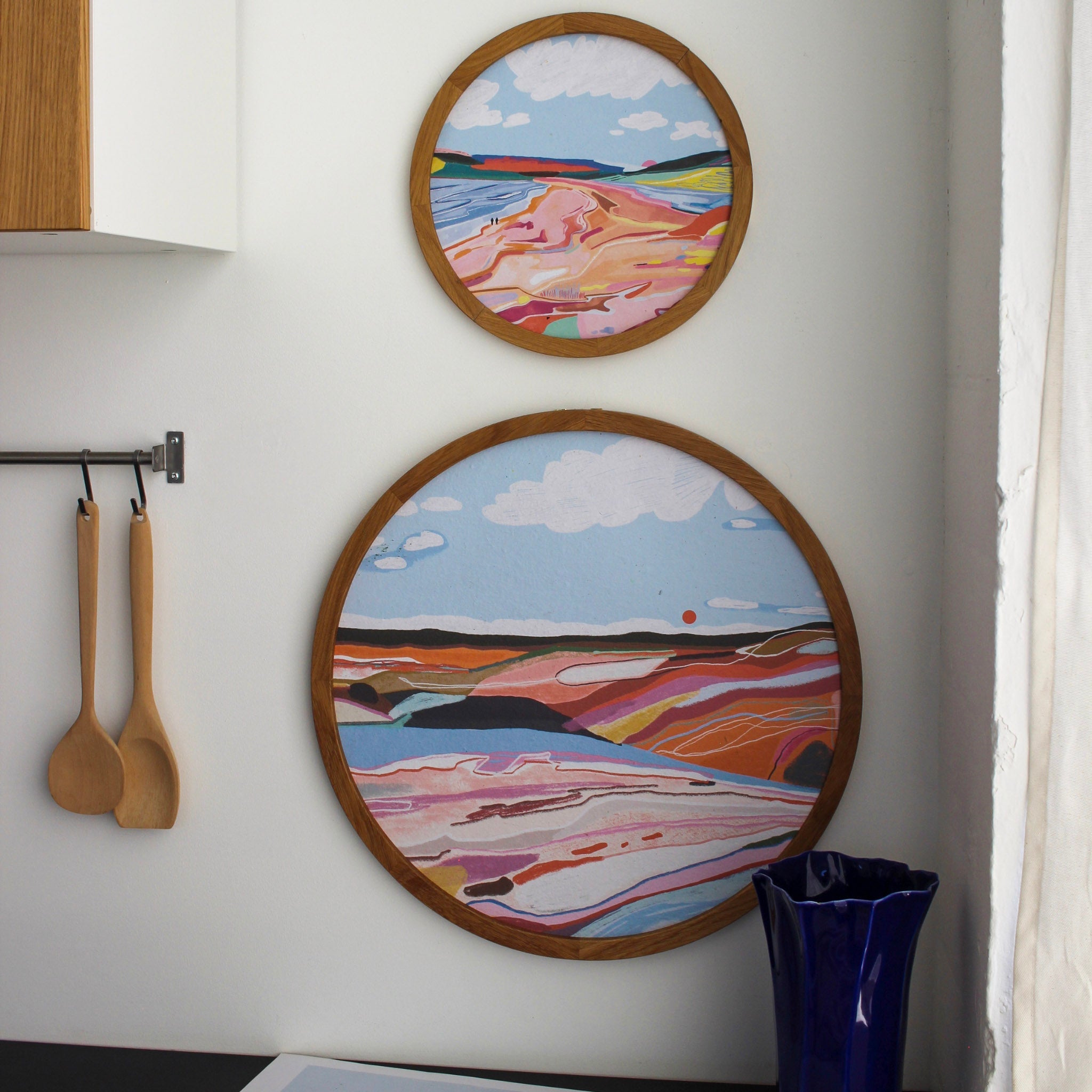 Marina Ester Castaldo - Val Camonica Lago - Limited ed. (Rund) - Papirværk