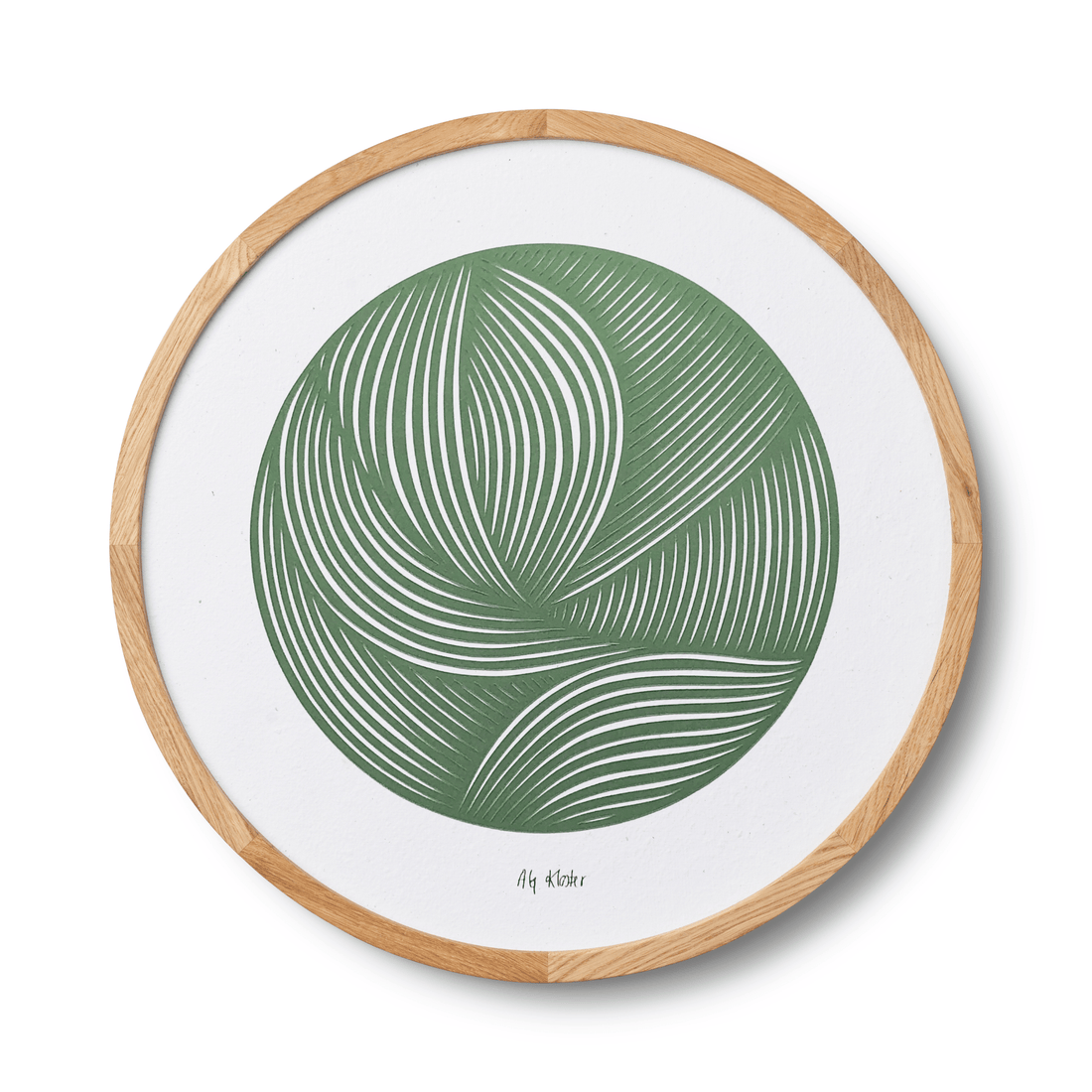 Nordic Papercuts - Green - Papirværk