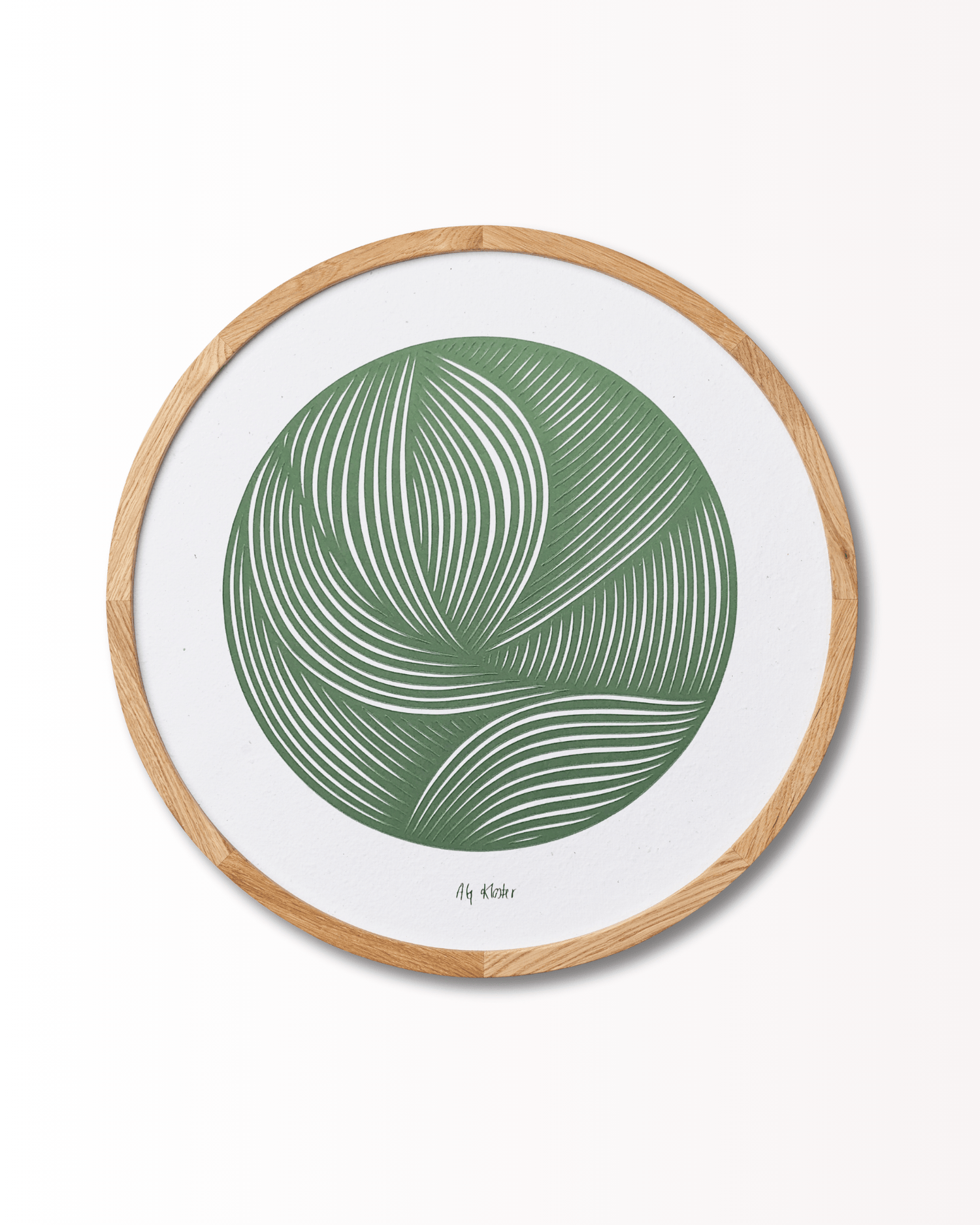 Nordic Papercuts - Green - Papirværk
