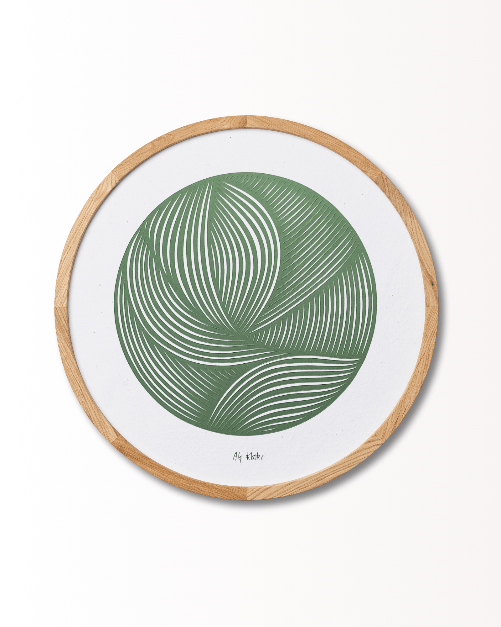 Nordic Papercuts - Green - Papirværk