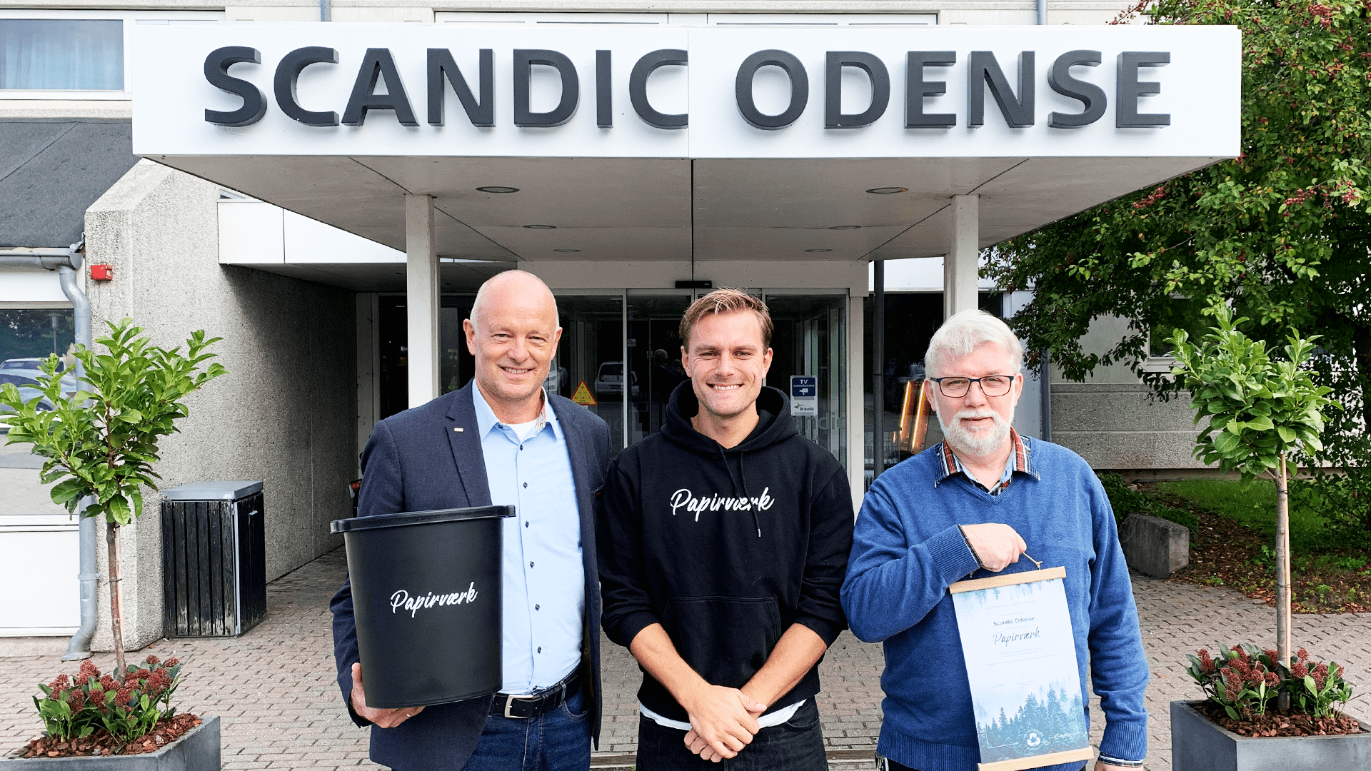 Scandic Odense genanvender deres papiraffald i Danmark - Papirværk