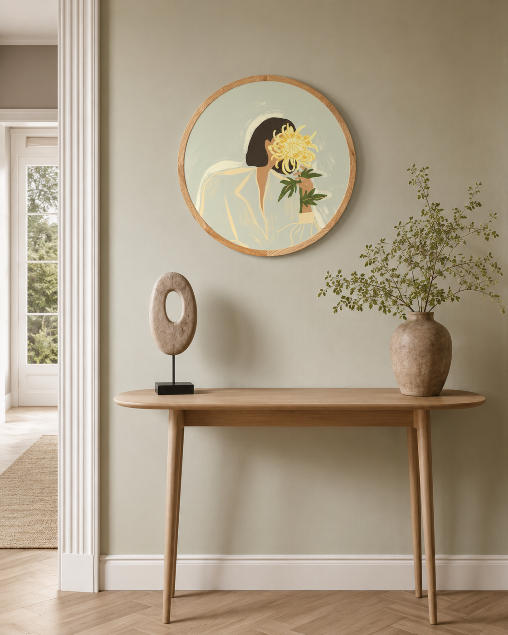 Arty Guava - Girl with a yellow flower