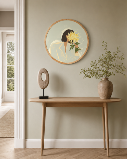Arty Guava - Girl with a yellow flower