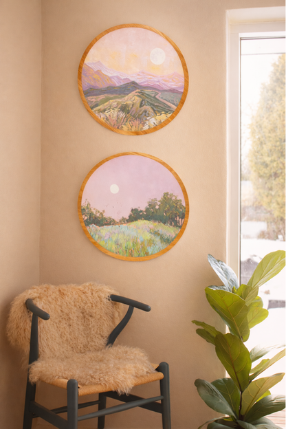 Ekaterina Prisich - Pink Green Hills