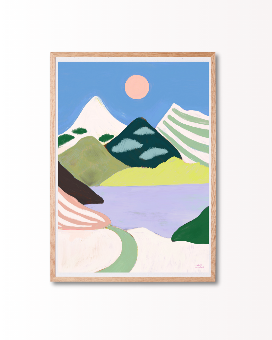 Michelle Carlslund - Sne Bjerge Sol - Limited ed.