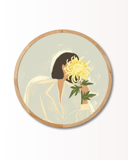 Arty Guava - Girl with a yellow flower