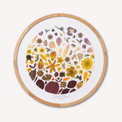 Colorful Mind Studio - Blooming Sunset (round)