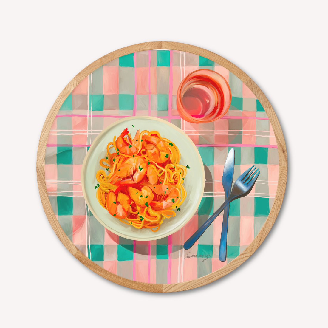 Emma Forsberg - Lunch - Limited ed. (Round)