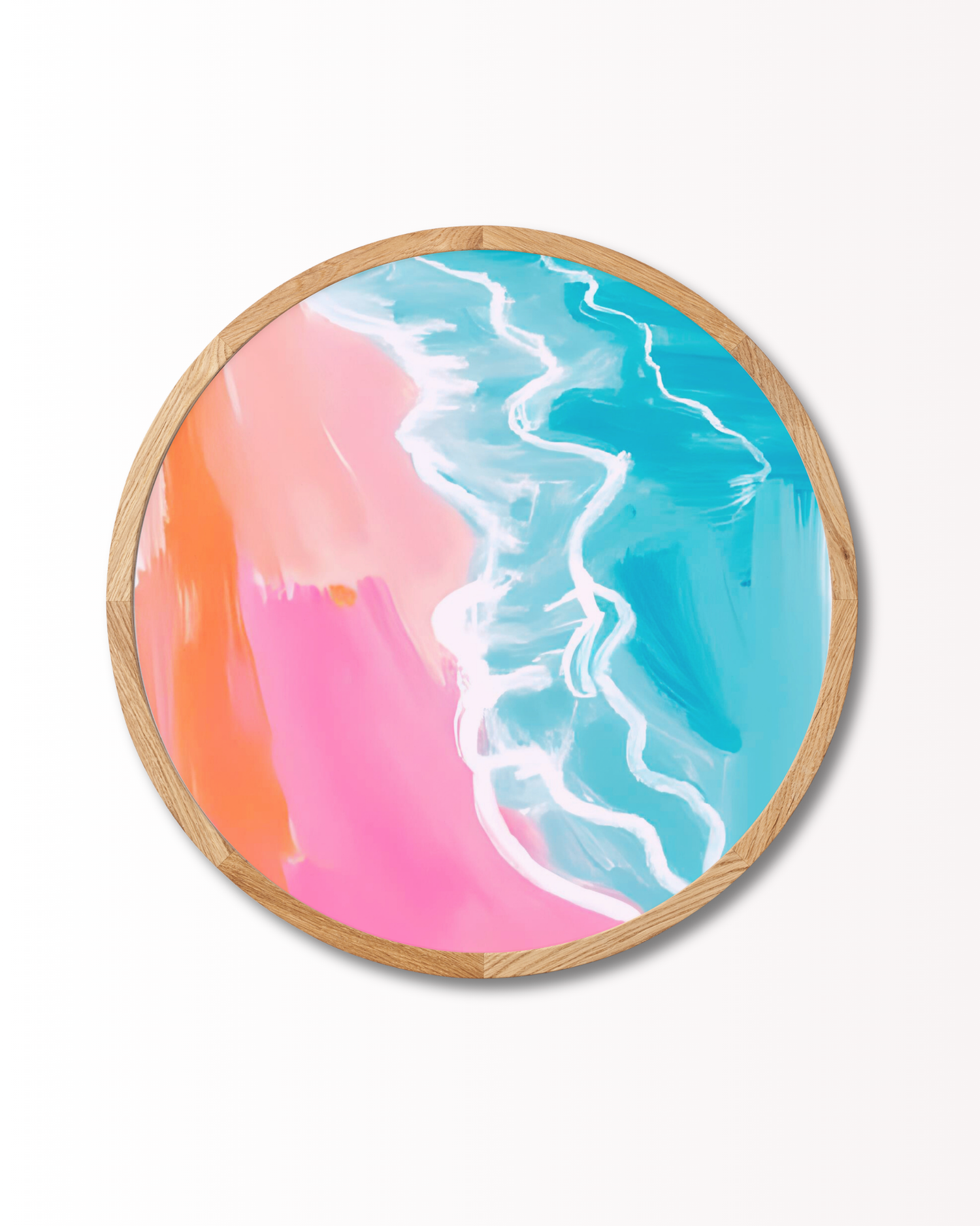Michelle Carlslund - Pink sun purple sea - Limited ed. (Round) 