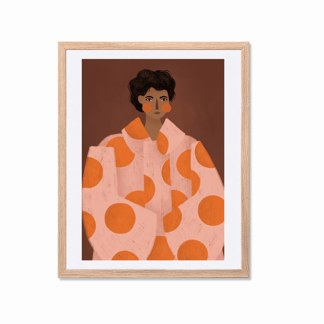Bea Müller - The Woman with the Orange Dots - Papirværk