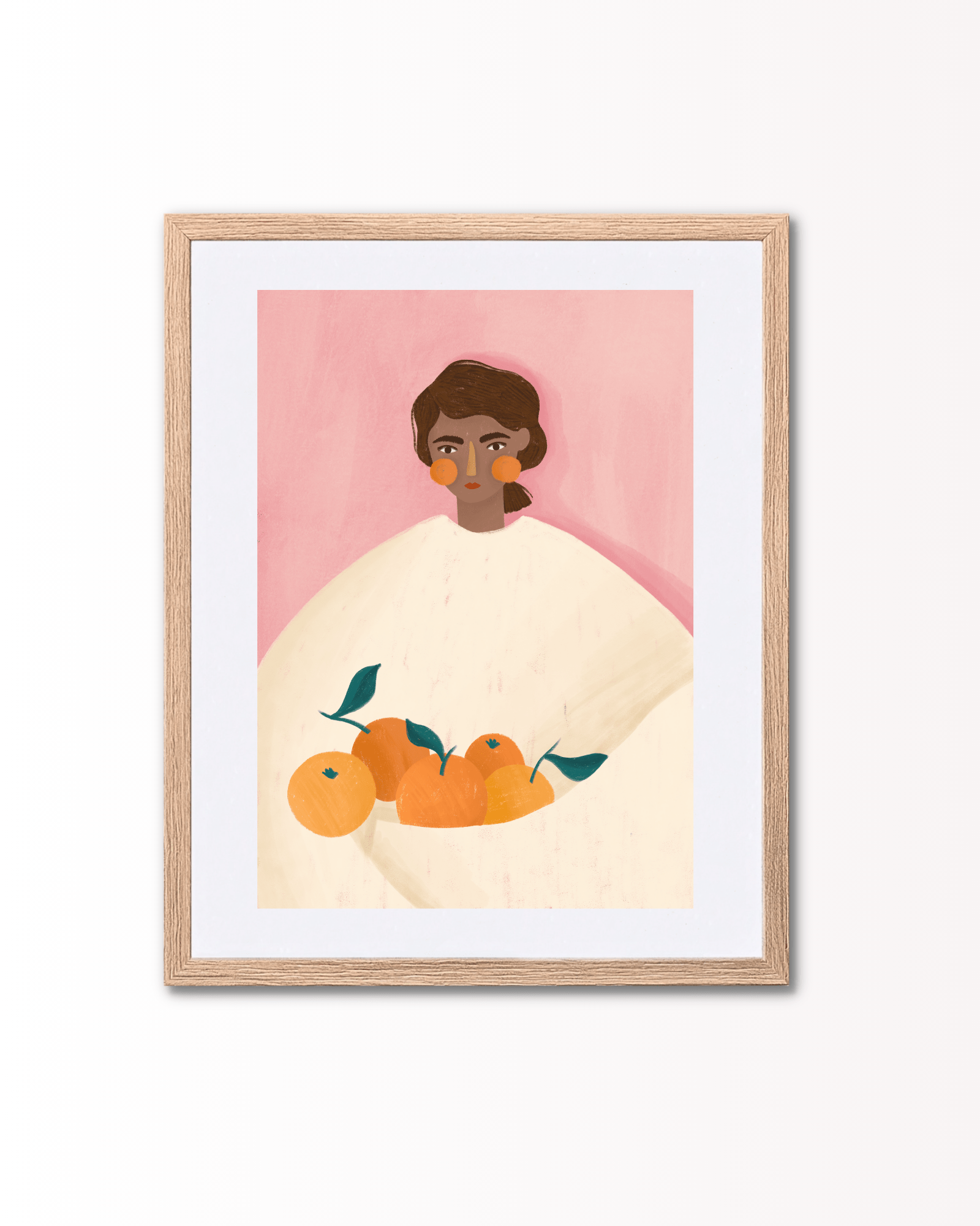 Bea Müller - The Woman with the Oranges - Papirværk