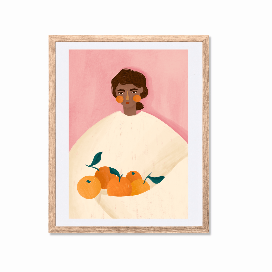 Bea Müller - The Woman with the Oranges - Papirværk