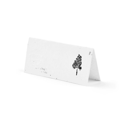 Bordkort - Birketræet - 20 stk (4x9 cm) - Papirværk