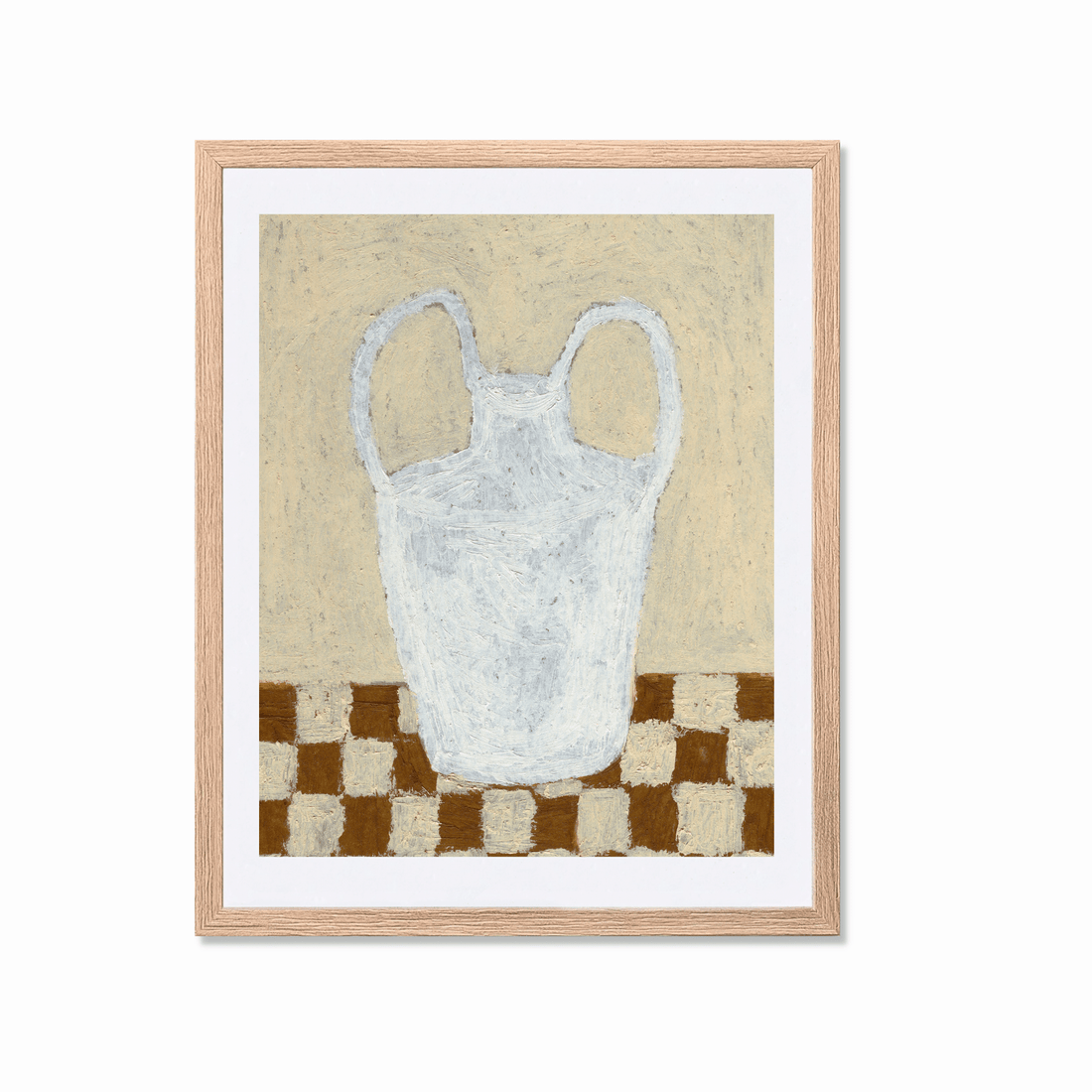 Isabelle Vandeplassche - Oil Pastel Vase - Papirværk