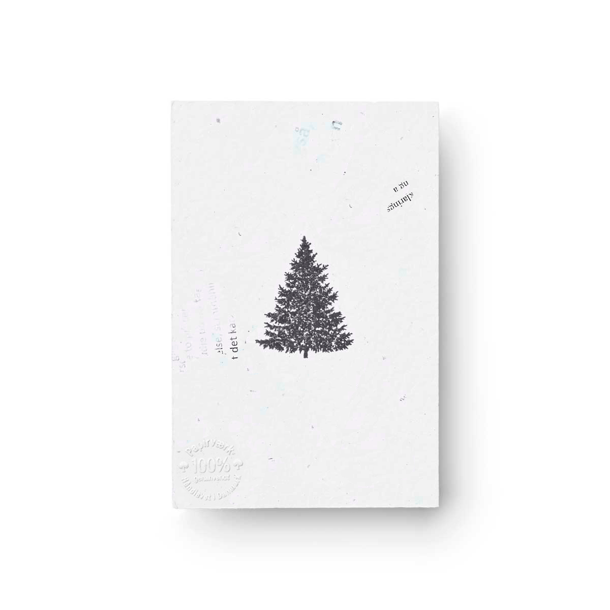 Juletræet - 3 stk (9x13,5 cm) - Papirværk