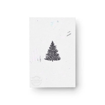 Juletræet - 3 stk (9x13,5 cm) - Papirværk