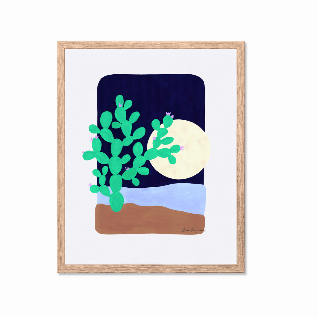 Karen Menzenbach - Cactus &amp; Moonlight - Papirværk
