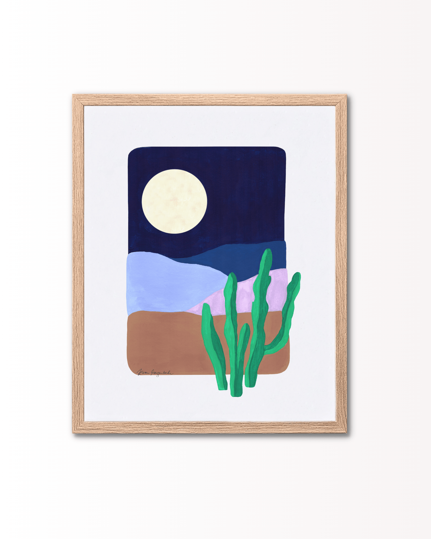 Karen Menzenbach - Euphorbia &amp; Moonlight - Papirværk