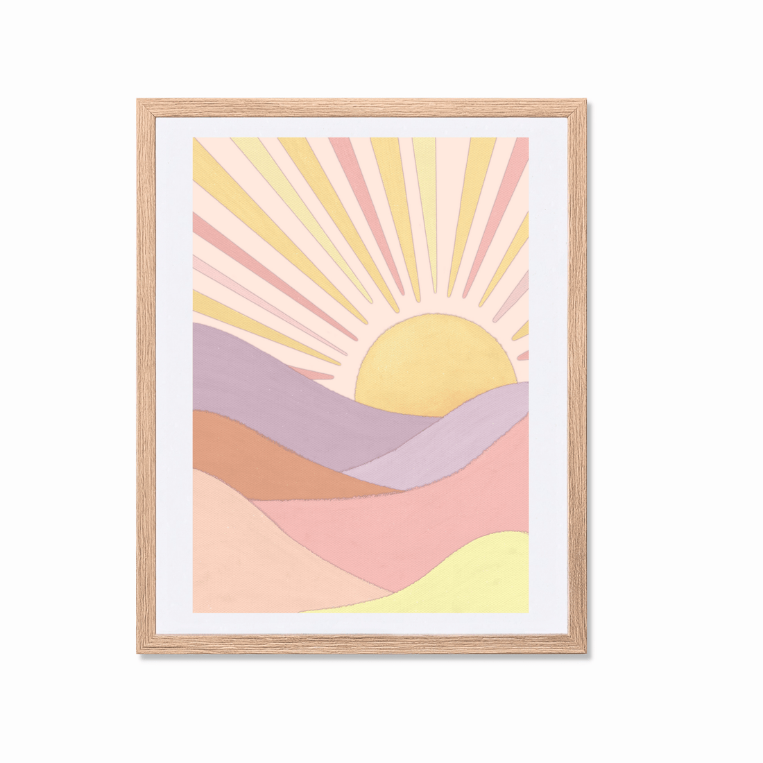 Lesia Jelis - Enjoying the Sunset - Papirværk