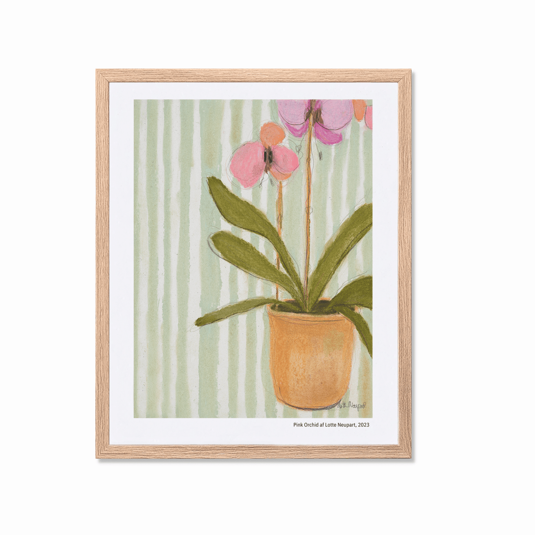 Lotte Neupart - Pink Orchid - Papirværk