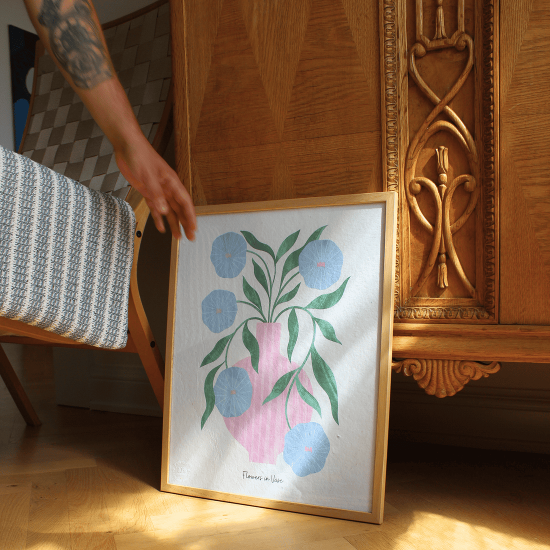 Melissa Donne - Flowers in Vase - Papirværk