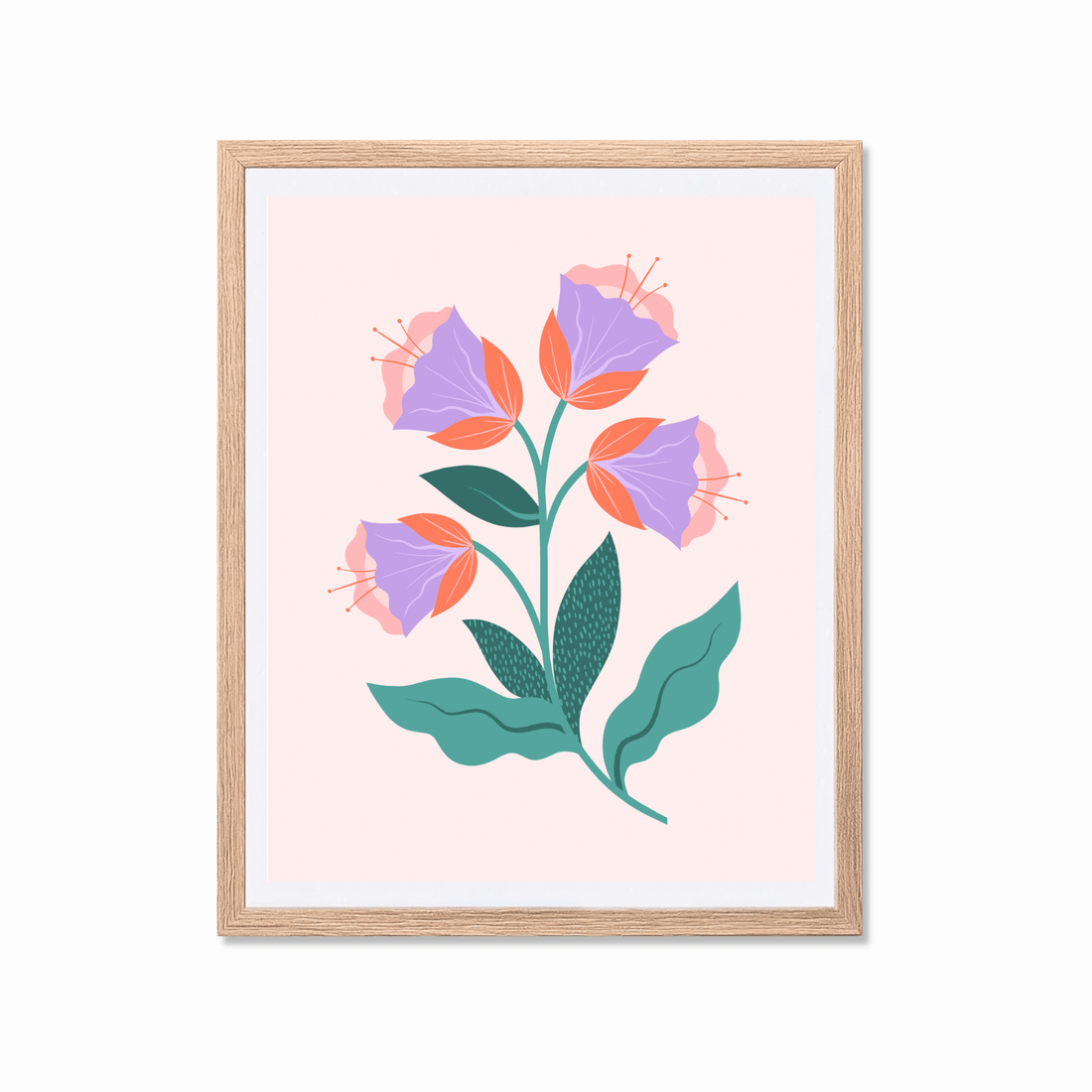 Melissa Donne - Purple Flowers - Papirværk