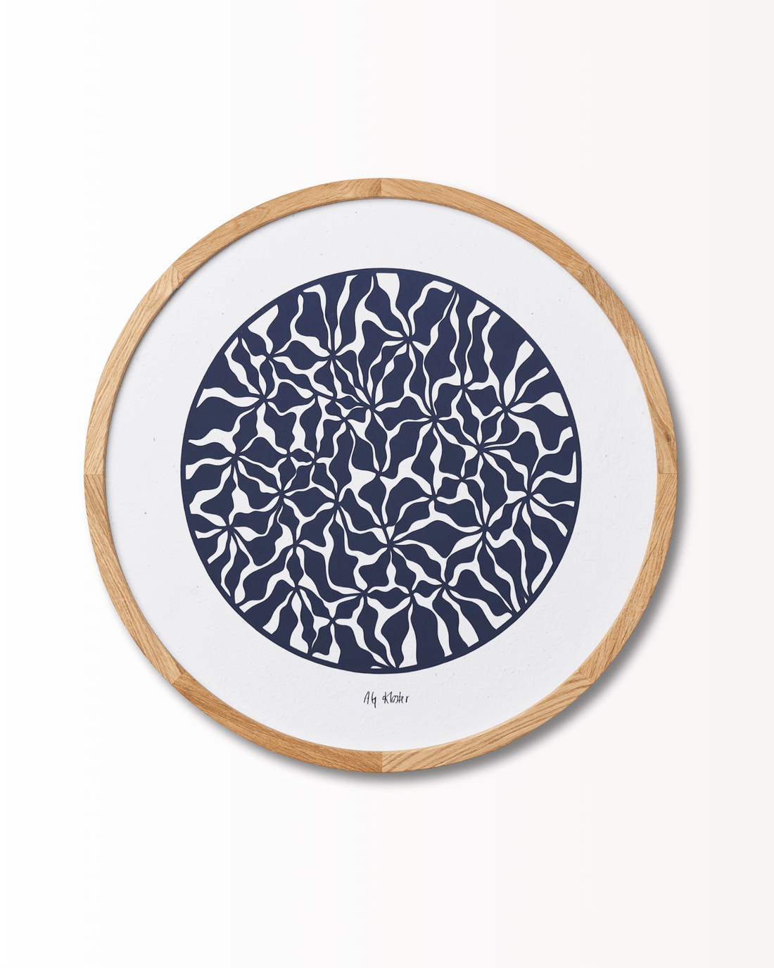 Nordic Papercuts - Navy Blue - Papirværk