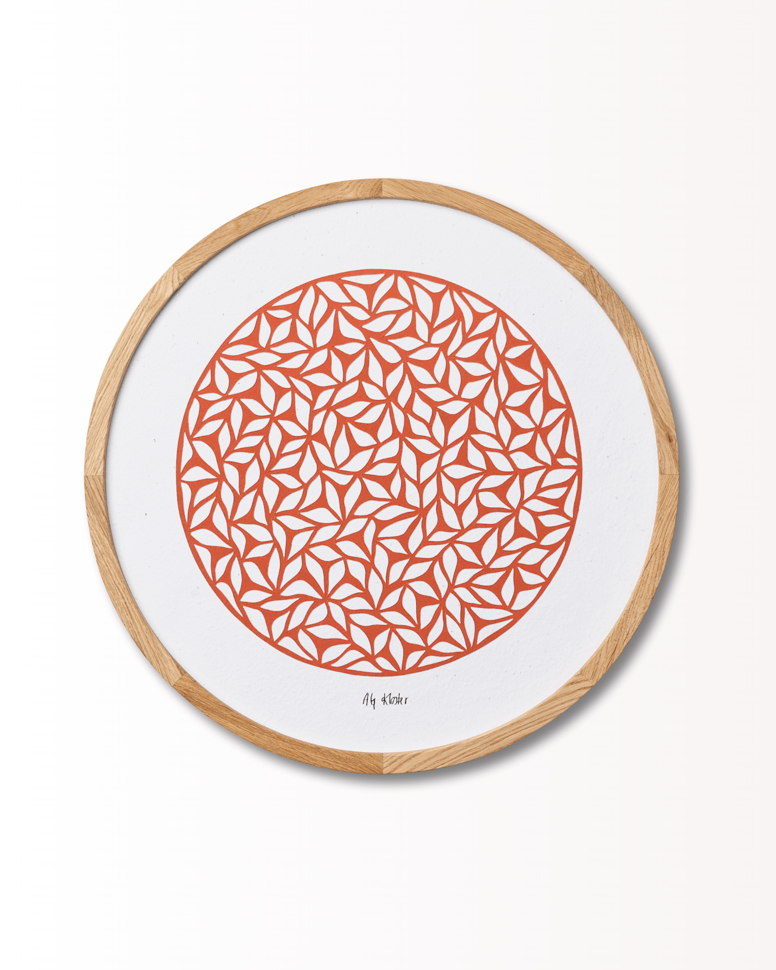 Nordic Papercuts - Orange - Papirværk