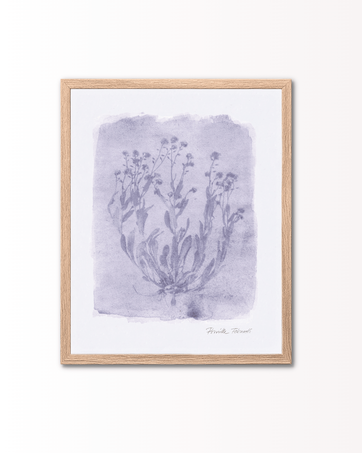 Pernille Folcarelli - Forget Me Not Violet - Limited ed. - Papirværk